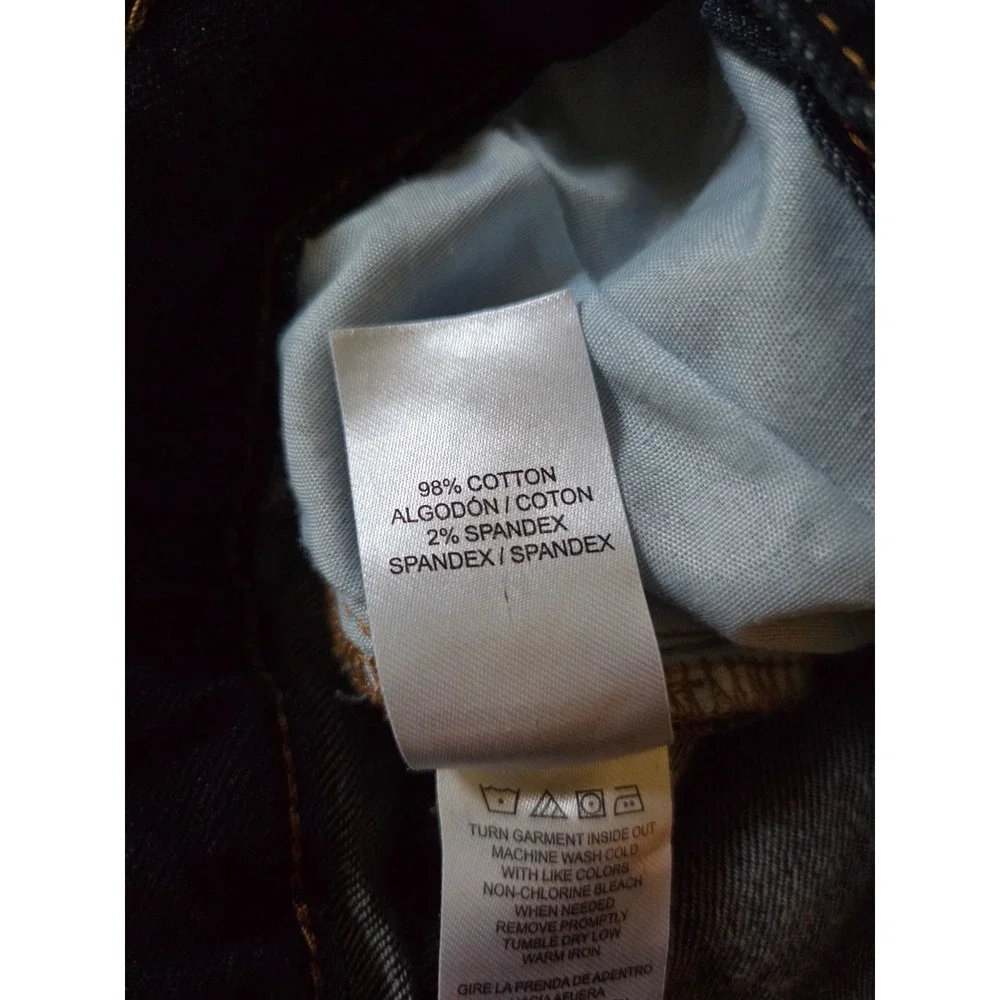 Lucky Brand Boys Classic Straight Jeans Size 14‎ Adjustable Waist Dark Wash